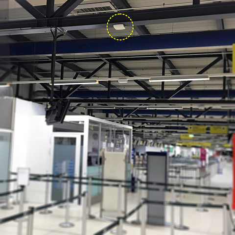 Sensors Insights 1 2017-08-18 Fig3 BlipTrack sensor in airport environment